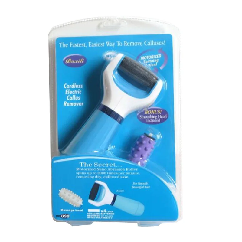 2 в 1 Беспроводное электрическое средство для удаления мозолей педикюр маникюр