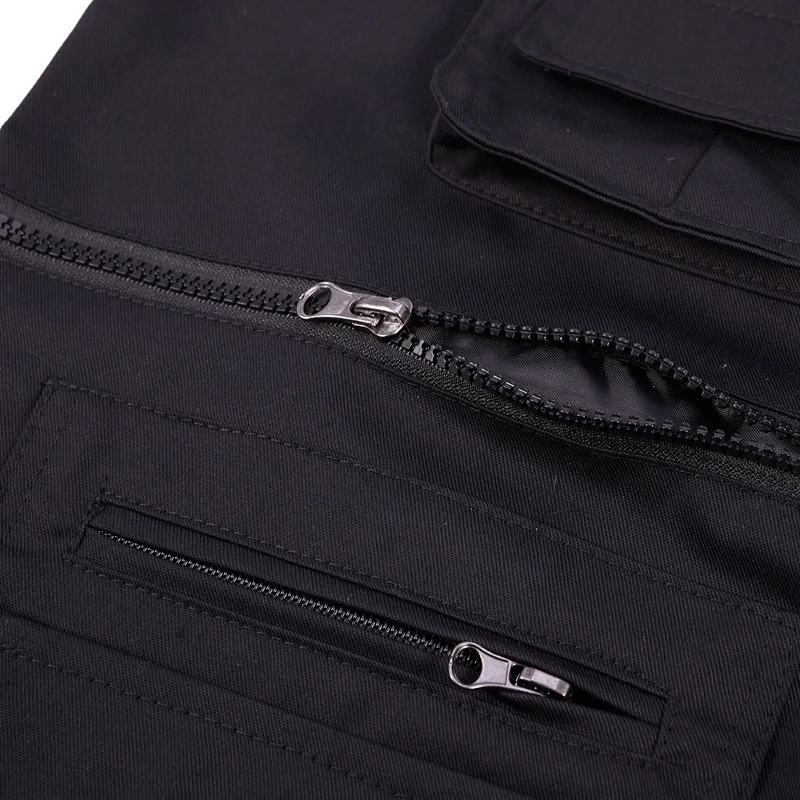 Мужской жилет для рыбалки с несколькими карманами на молнии