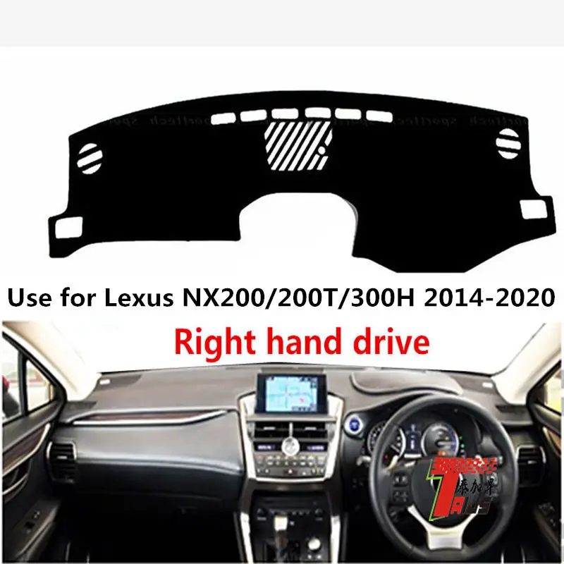 

Taijs Right Hand Drive High Polyester Fibre Car Dashboard Cover Dash Anti-UV Mat for Lexus NX200/200T/300H 2014 2016 2017 2018