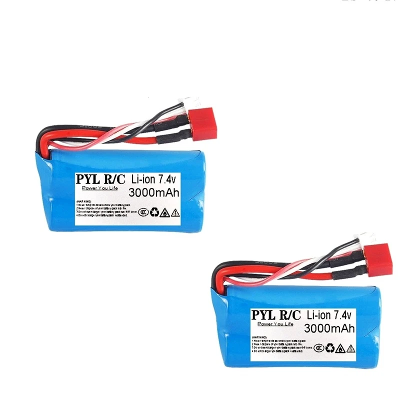 74 v 2500 мач3000 мач 18650 батарея для wltoys 12428 12401 12402 1