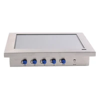 ip67 waterproof connector 15 inch embedded industrial desktop computer 10 points capacitive touch screen tablet pc