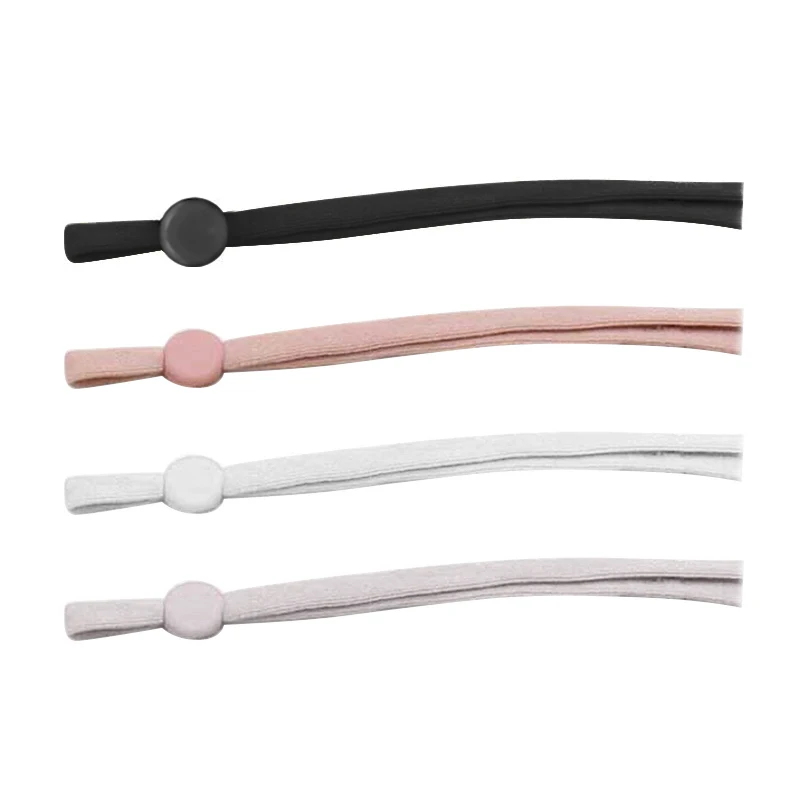 

500pcs adjustment buckle earband color soft silicone round elastic adjustment buckle mask elastic adjustment buckle earrope