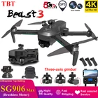 Квадрокоптер SG906 MAX Pro2, Радиоуправляемый, трехосевой, 4 к, HD, бесщеточный, с поддержкой TF-карты 32 ГБ, дропшиппинг