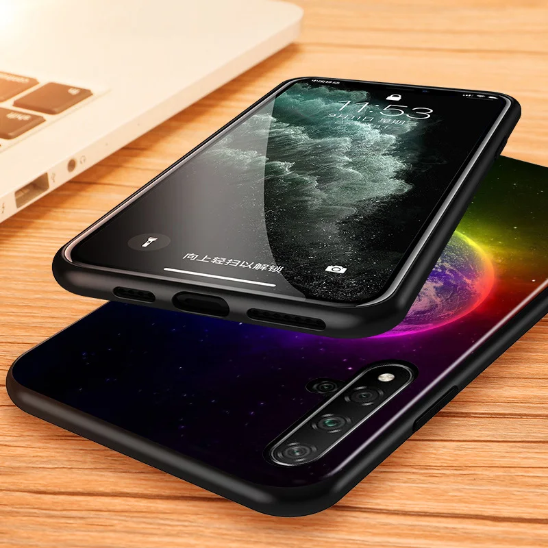 

Rainbow Color Art for Huawei Honor 30 20 10i 10 9C 9A 9S 9X 9N 9 8X 8A 8 7A 7C Pro Plus Lite Black Phone Case