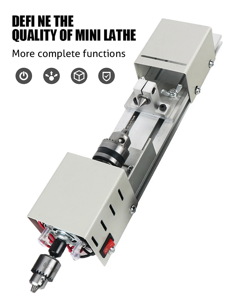 

Мини токарный станок по дереву DIY Деревообработка миниатюрный токарный станок с жемчугом Будды шлифовка полировка бусин дрель по дереву вр...