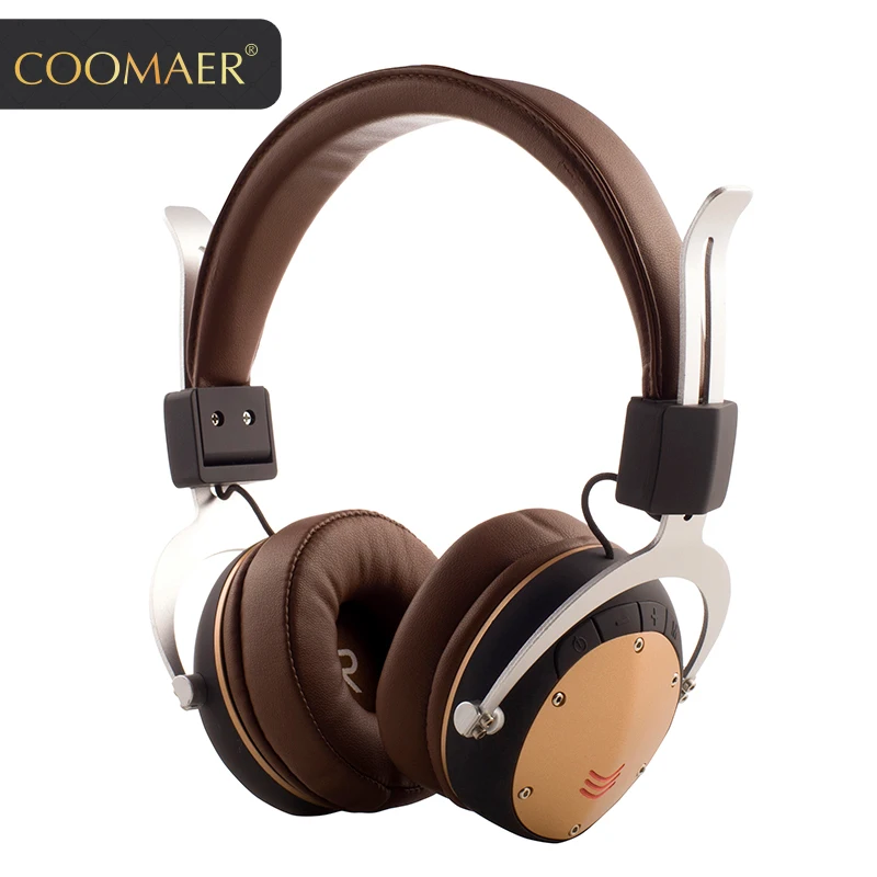 Беспроводные Bluetooth наушники стерео складные аудио Mp3 регулируемые с микрофоном