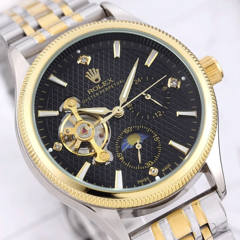 

Fashion Men's Luxury Designer Watch Quartz Classic Black Watch Steel Band Luxury Calendar Business Brand Watch Men's Gifts 109