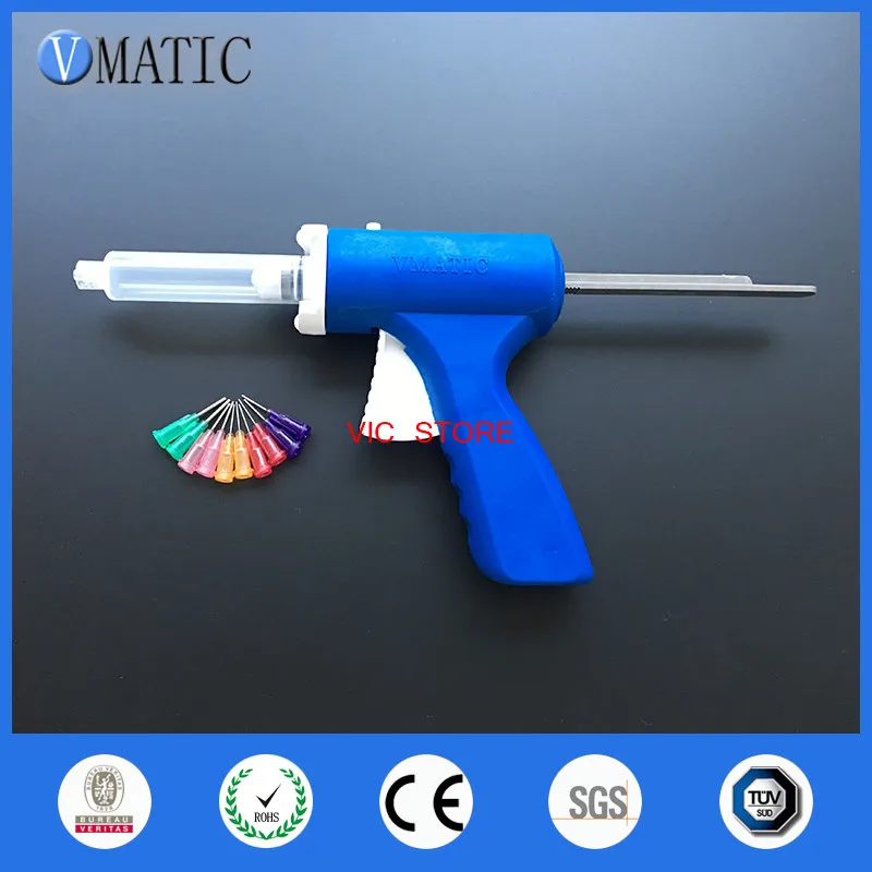 

Free Shipping 30Cc/Ml Manual Syringe Epoxy Adhesive Caulking Gun With Needles