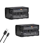 Аккумулятор Power Trust 5200 мАч, выход USB 5200 мАч, со светодиодным индикатором мощности для Sony, NP-F750