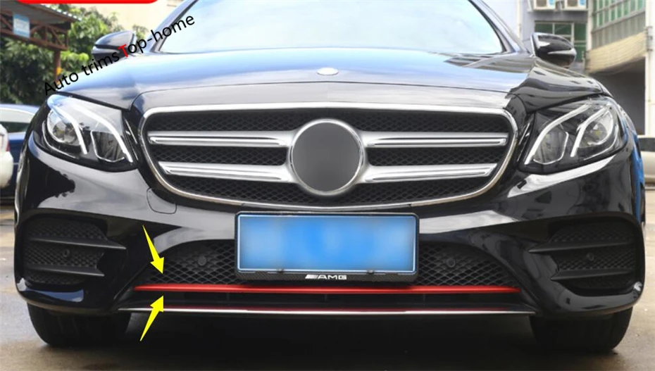 Yimaautoпланки передней нижней решетки крышка крышки отделка Аксессуары для Mercedes Benz E CLASS W213(Спортивная модель