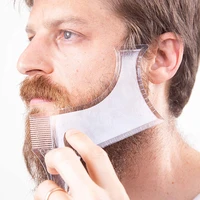 beard styling template ruler comb styling beard styling hairdressing plastic beard comb