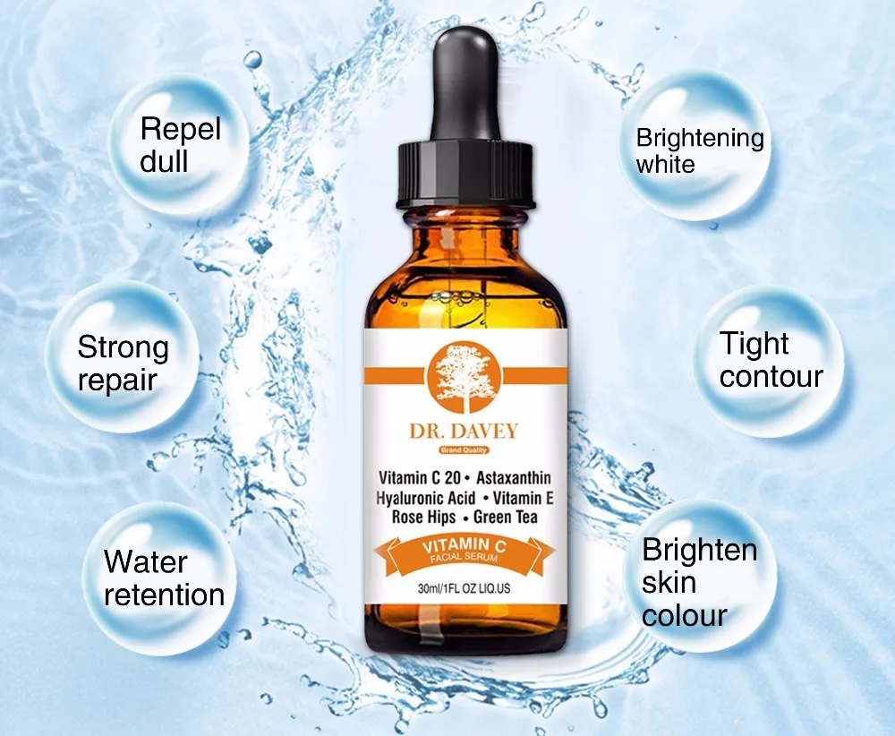 DR.DAVEY уход за кожей Витамин С 20 астаксантин Гиалуроновая Кислота Е шиповник