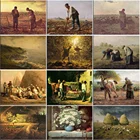 Картина с квадратнымикруглыми бусинами из серии французский художник