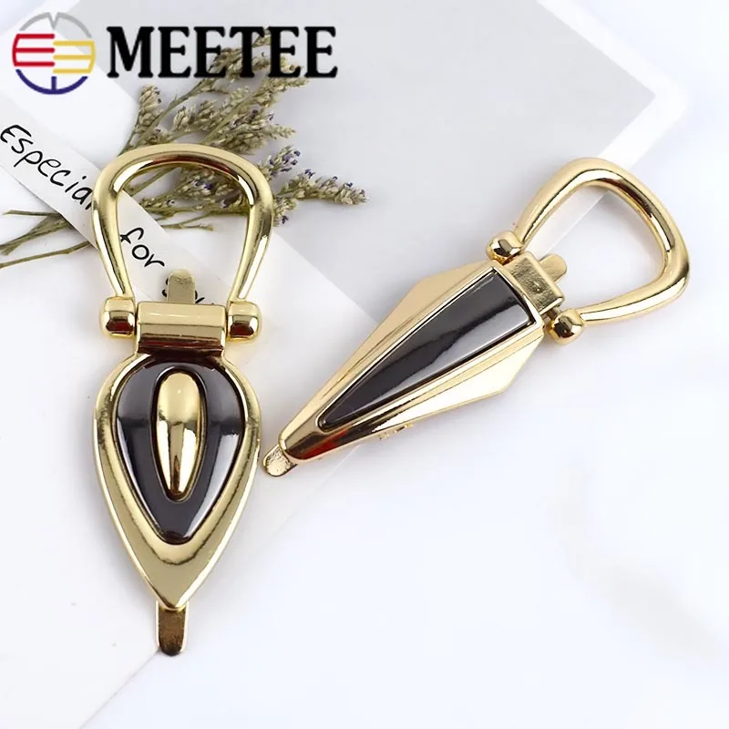 Meetee 2/4 шт. 73/78 мм Металлические Кольца-зажимы для сумки кольца цепочки подвесные