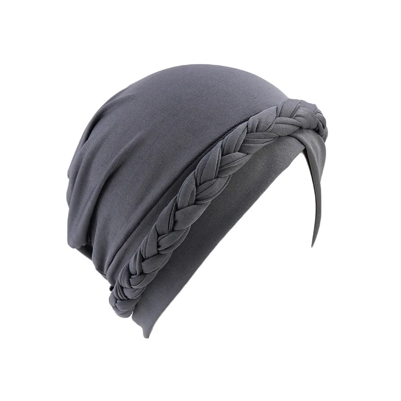 2020 Ретро Женская оплетка индийские шапочки под хиджаб мусульманская раковая