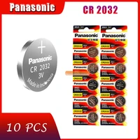 10pcs original brand new battery for panasonic cr2032 3v button cell coin batteries for watch computer cr 2032
