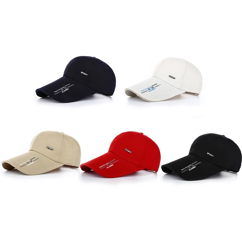 

Sports Sunshade Baseball Cap Cotton Letters Solid Color Fashion Hats Women Men Outdoor Street Hiphop Hats Caps Dropship