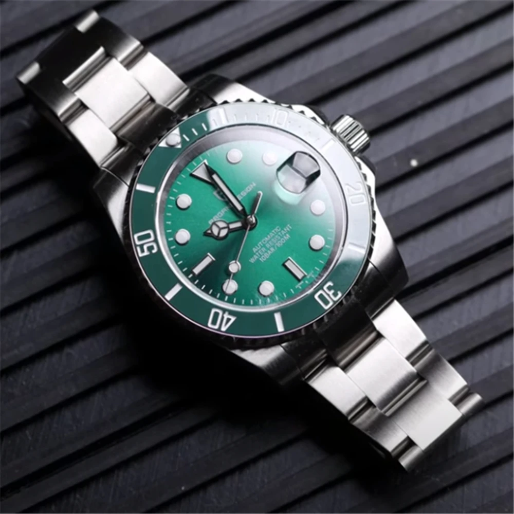 PAGANI Design 2021 New Men's Mechanical Watches For Men Luxury Business Stainless Steel Waterproof Automatic Watch Reloj Hombre