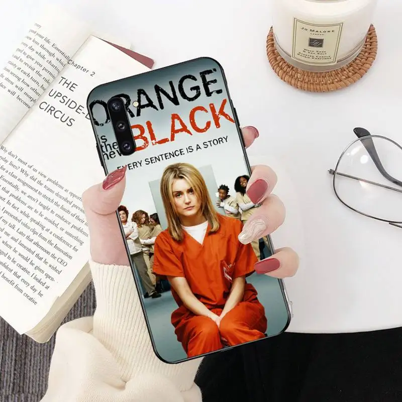 

NBDRUICAI Orange Is The New Black Black Soft Shell Phone Case Capa For Samsung Galaxy J7 J8 J6 Plus 2018 Prime Note 7 8 9 10 pro