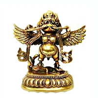 copper buddha statue buddhist supplies tantric garuda shakya muni guardian the roc bird suparna suparnin buddha figure