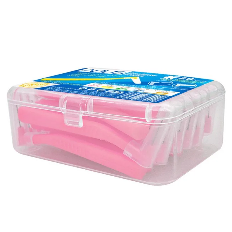 L Форма пуш-ап-межзубная щетка 20 шт./кор. Уход за полостью рта Отбеливание Зубов