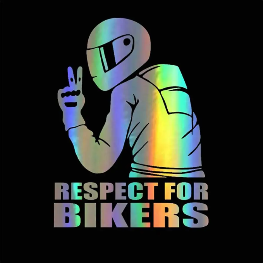 

2021 motorcycle Funny Car Stickers Respect Biker Sticker for HONDA CBR500R Z900 X 650 RC51 RVT1000 SP-1 SP-2 CRF1000L