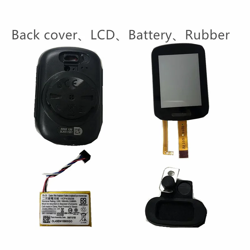 

Запасные части для Garmin Edge 130 задняя крышка/ЖК-экран/Водонепроницаемая резина/Аккумулятор для Garmin Edge 130 GPS велосипедный компьютер