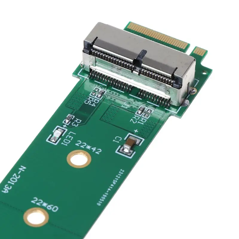 Для MacBook Air Pro 12 + 16 контактов SSD на M.2 Key M (NGFF) PCI-e адаптер преобразователь карты для