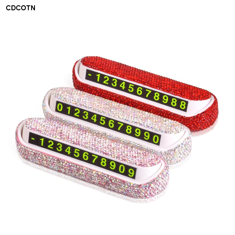 Высококачественный Хрустальный креативный временный парковочный знак скрытый