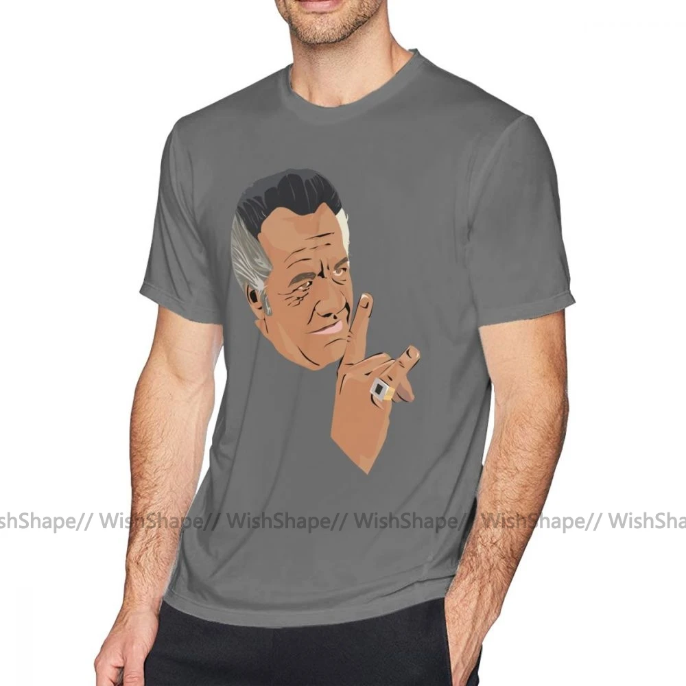 Thug Life футболка Sopranos Paulie Мужская оверсайз хлопковая летняя с коротким рукавом и