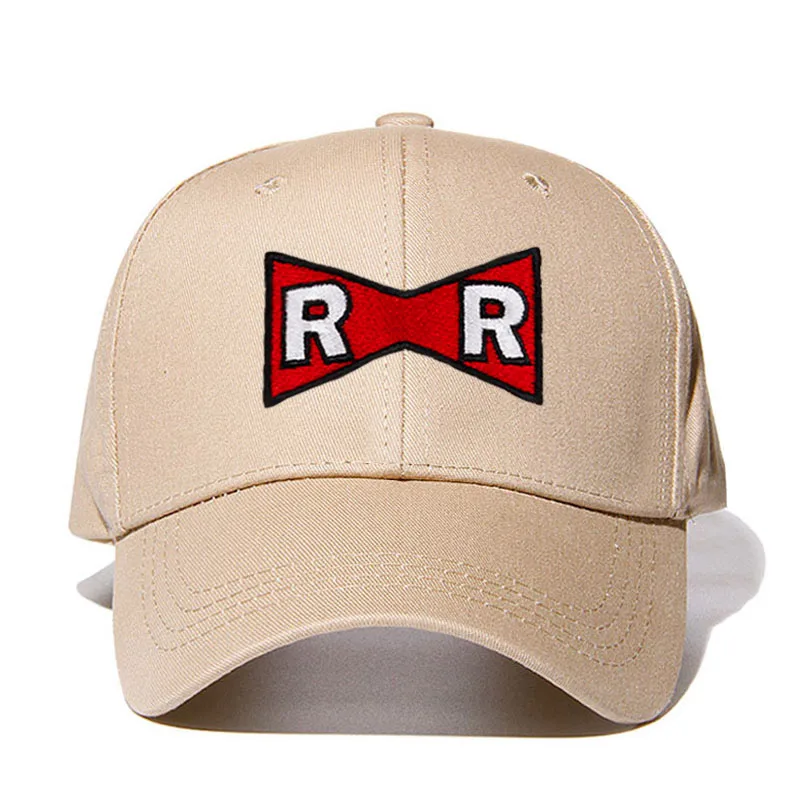 Хаки Мужская шляпа, бейсбольная кепка Dragon Ball Dr. Gero Dad Hat хлопок красная лента армейская деликатная кепки с надписью Нет структуры шляпа - Цвет: Хаки
