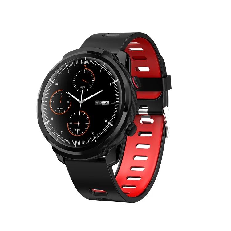 Red ESEED S10 Plus, умные часы для мужчин, IP67, водонепроницаемые, полный сенсорный экран, 60 дней, долгий режим ожидания, умные часы, пульсометр, PK honor watch - Цвет: Red