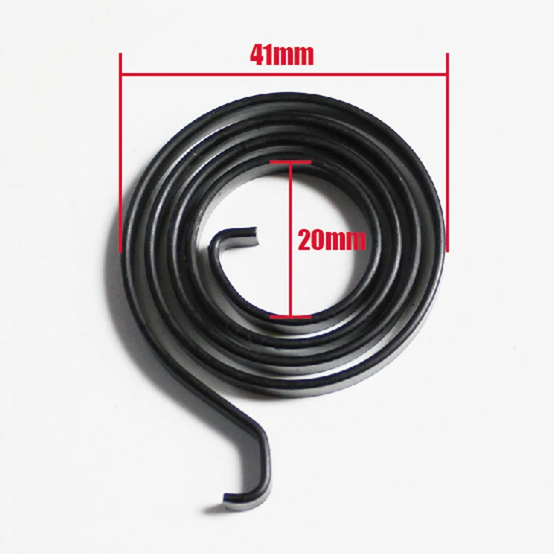 Плоская спиральная пружина скручивания внешний диаметр 41 мм проволоки 1 4 x 6