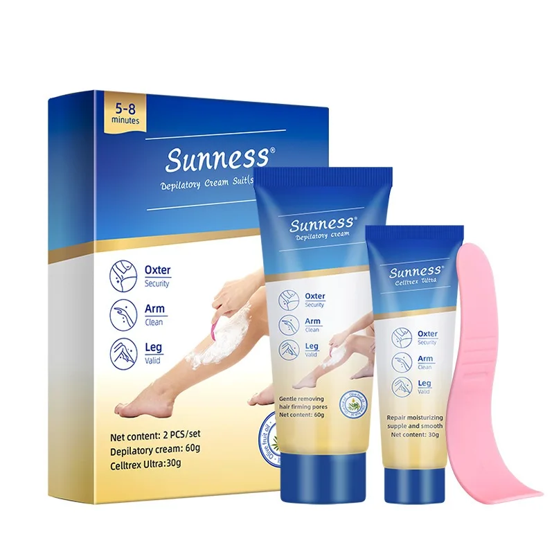 

Men And Women Herbal Depilatory Cream Hair Removal Painless Cream For Removal Armpit Legs Hair Body Care Shaving 60+30g