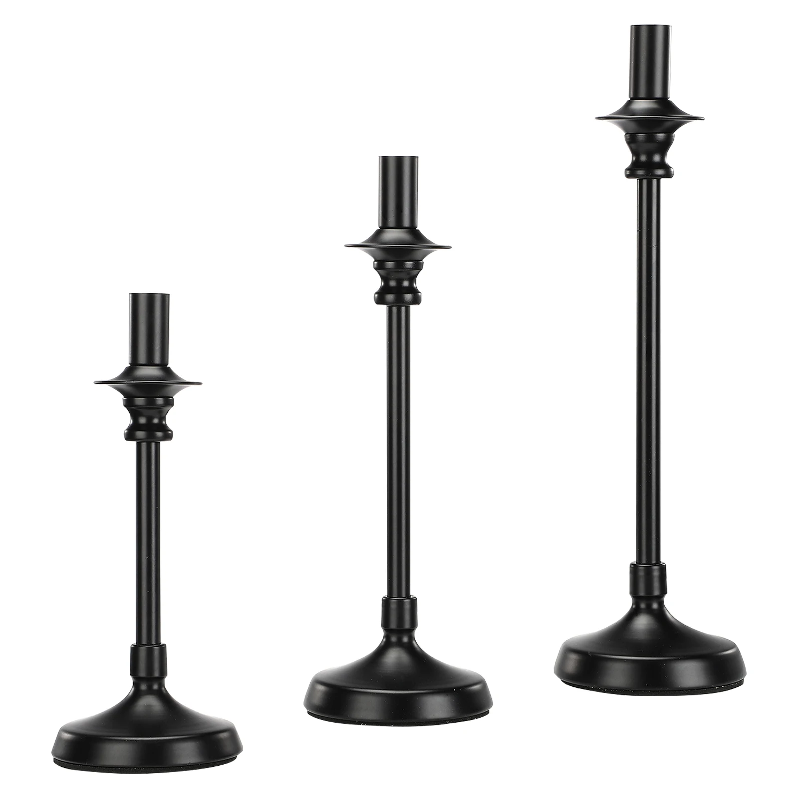 

3 шт. черные подсвечники в стиле ретро железные подсвечники кованые подсвечники домашний Романтический скандинавский металлический держат...