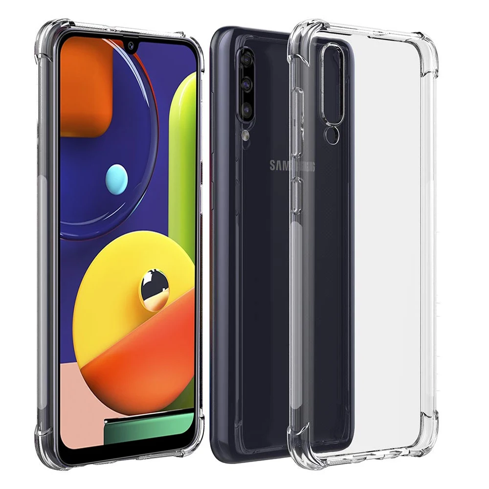 Прозрачный чехол с подушкой безопасности для Samsung A50s мягкий ТПУ оболочка A 50 51 52 S