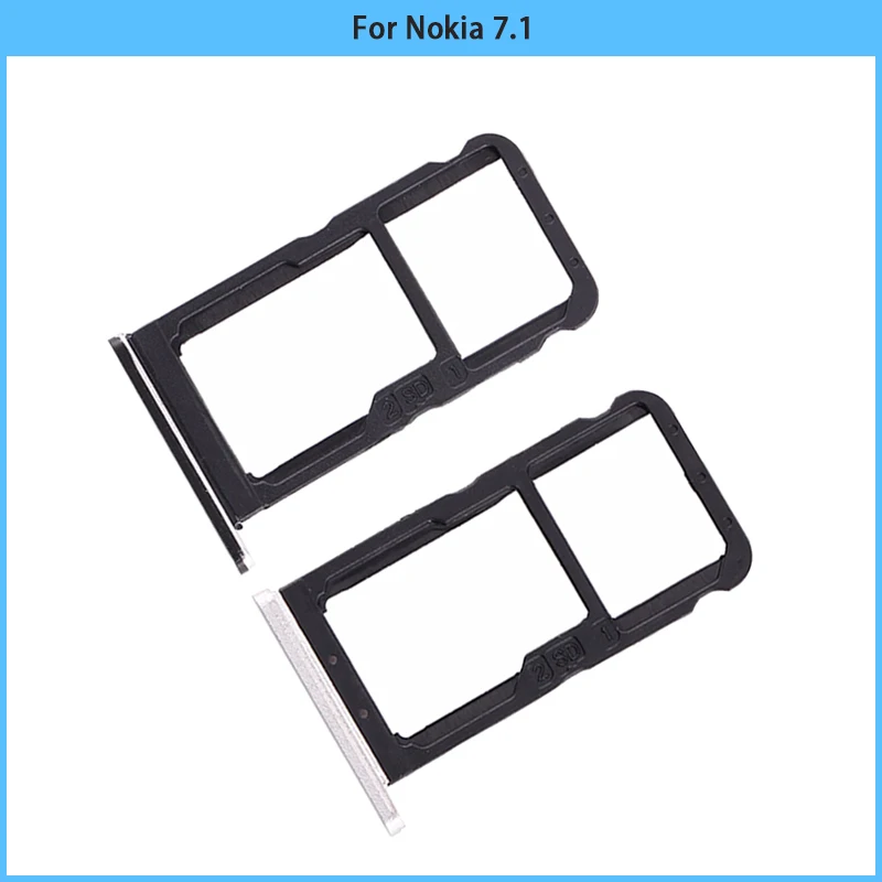 Держатель слота для SIM-карты Nokia 7 1 N7.1 дюймов TA-5 84 TA-1085 TA-1095 TA-1096 TA-1097 | Мобильные