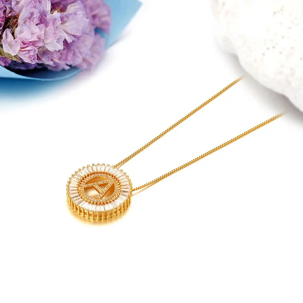 BONISKISS 26 букв алфавита кулон начальное письмо ожерелье из нержавеющей стали A Z