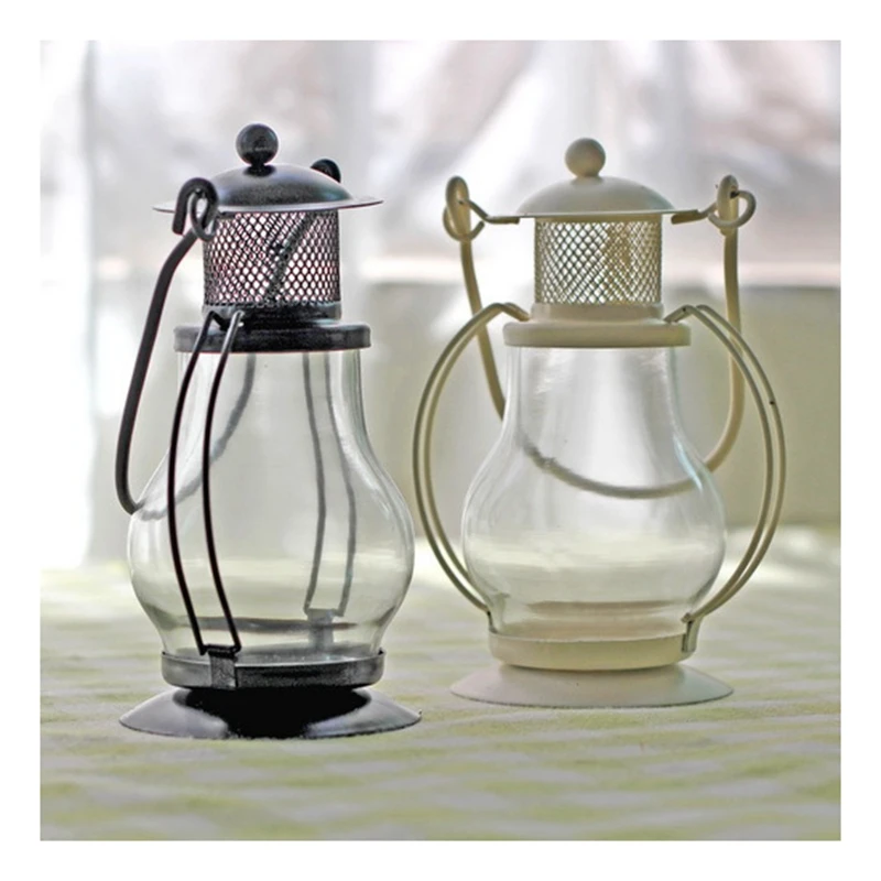 Железный подсвечник в стиле ретро лампа для хранения виде маленькой лошади