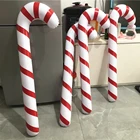 Sinflating Canes воздушный шарик в форме леденца, счастливое Рождественское украшение для дома, рождественские украшения, уличные украшения, рождественские подарки