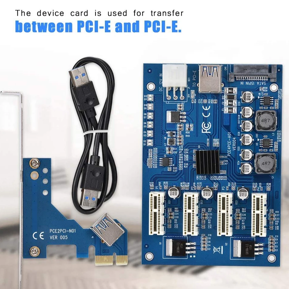 Адаптер PCI-E-PCI-E расширитель для карт совместим с Mac и Windows Linux | Компьютеры офис
