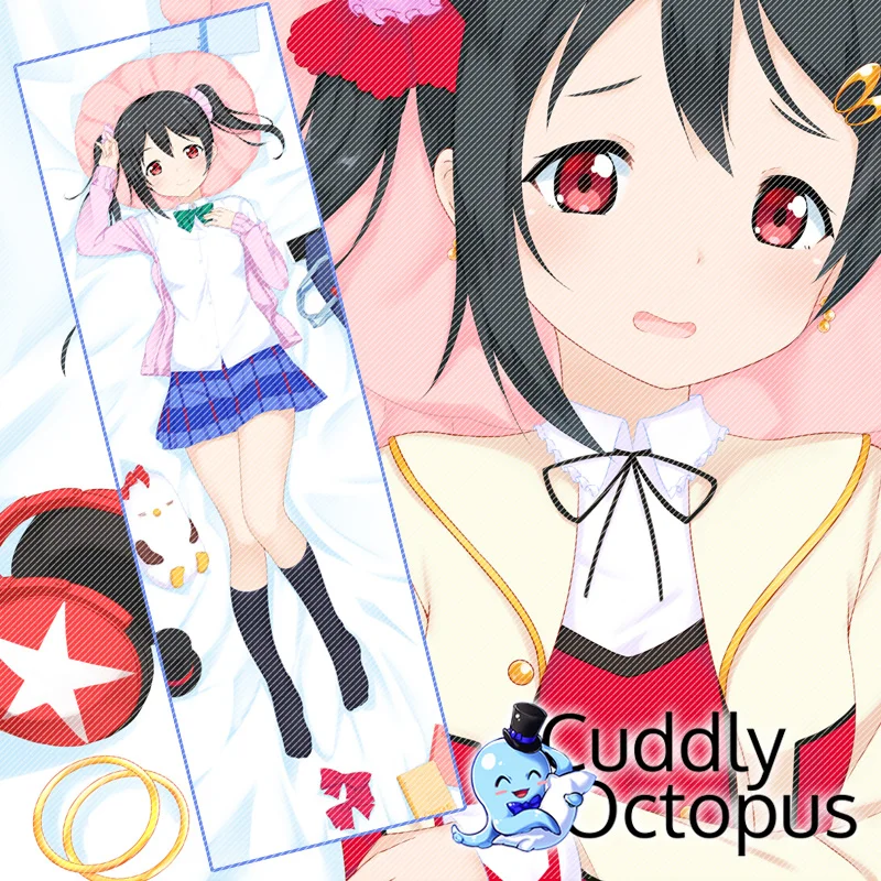 Аниме LoveLive! Нико Ядзава дакимакура обнимающее тело 2 способа наволочка Подушка