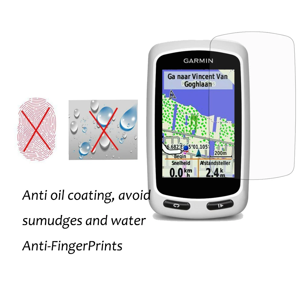 3 шт. Противоударная нанопленка для Garmin Edge 800 810 E800 E810 GPS Защита экрана от царапин