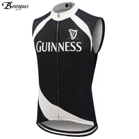 retro black guinness cycling vest pro team sleeveless cycling jersey racing mtb bike clothing maillot ciclismo hombre triathlon