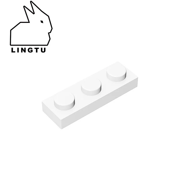 LINGTU строительный блок для бренда Fro Lego 3623 1x3 пластин Развивающие детские
