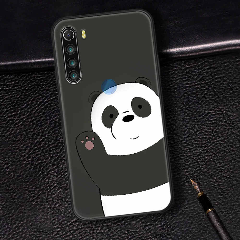

Cartoon We Bare Ice Bear Panda Phone Case Cover Hull For XIAOMI Redmi 7 7A 8 8A 9 9C Note 6 7 8 9 9S K20 Pro K30 black Coque