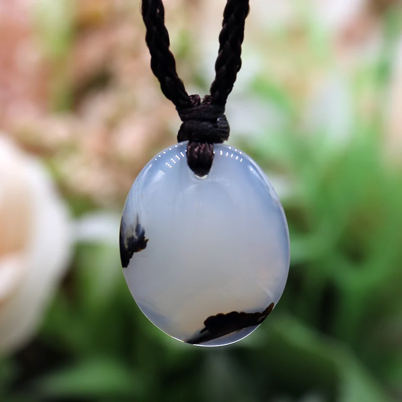 

Прозрачная Подвеска из натурального камня, Классическая бижутерия, красивое женское ожерелье, украшения