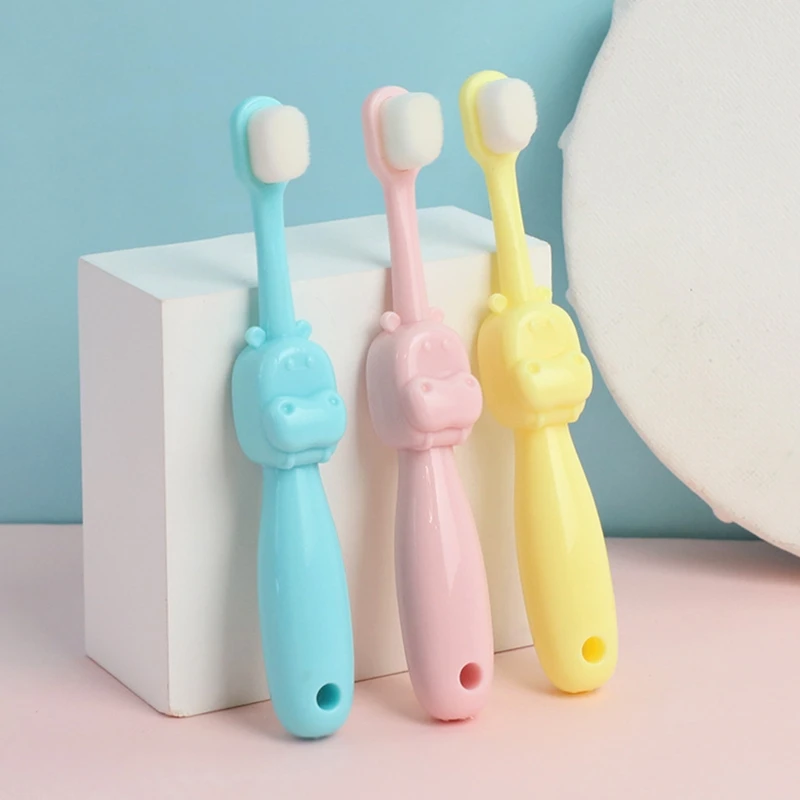 

Random color Kids Micro-Nano Sensitive Toothbrush Extra Soft 10000 Bristles Cleaning Tools comfortable and easy to clean