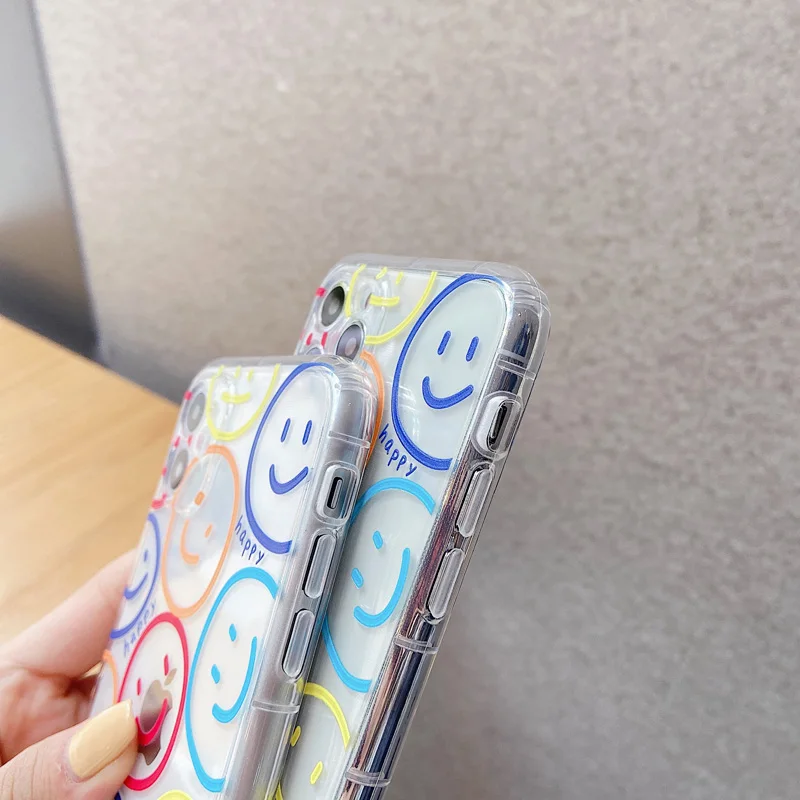 redmi note 10 pro case cute smiley clear case for xiaomi redmi note10 9 8 11 8t poco x3 pro gt m4 f3 9c nfc 7 9a 9t 10s 9s cover free global shipping