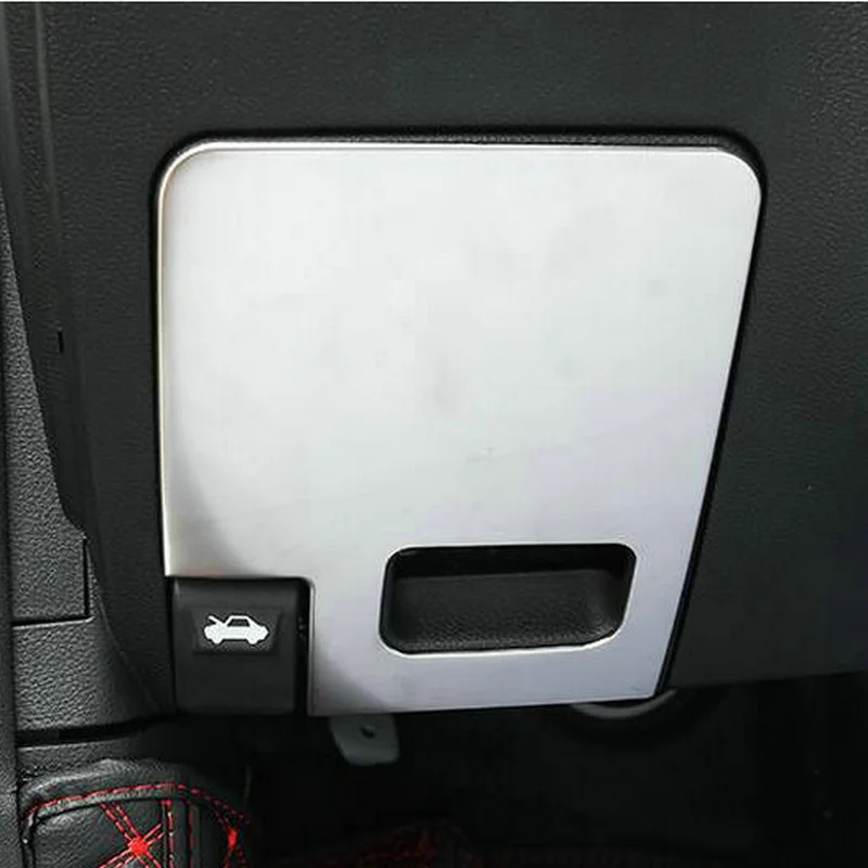 

SBTMY Stainless steel decorative patch for the front panel of the main driver's storage box For KIA Sportage R 2018 2019